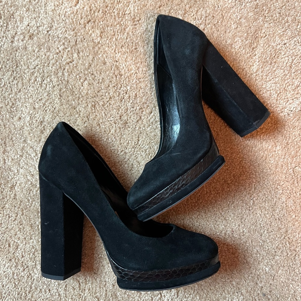 Dolce Vita Suede Platform Pumps